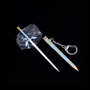 Llavero de espada miniatura de 12 cm, modelo de arma del juego de <span class=keywords><strong>anime</strong></span> Zelda, <span class=keywords><strong>para</strong></span> regalo de fanáticos. - Product Image 3
