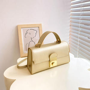 Nuevo bolso bandolera de lujo para mujer con cierre de botón de PU estilo retro, bolso de hombro portátil. - Product Image 5