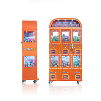 KEKU Star Distributeur de capsules mini Gacha Gachapon à 6 compartiments pour jouets japonais à capsules et balles surprise