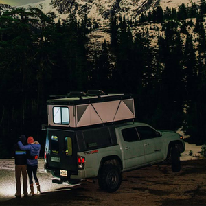 샌드위치 패널 하드 사이드 픽업 캐노피 텐트 단열 방수 간편 설치 팝업 루프탑 캠퍼 트럭 및 트레일러용 - Product Image 4