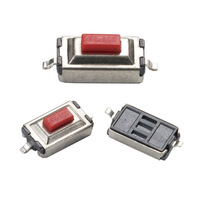 Interrupteur Tactile 3x6x2.5mm à 2 Broches SMD, Mini Bouton Poussoir à Activation Supérieure, Interrupteur Tactile à Montage en Surface pour Électronique Grand Public