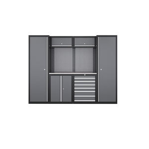 Armoire à outils en acier à 4 unités avec établi multifonctionnel pour garage et bricolage - Product Image 1