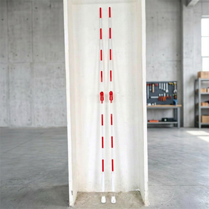 Antenne de volley-ball en fibre de verre, 71 pouces, rayée rouge et blanc, tige solide, poteau de support de filet - Product Image 1