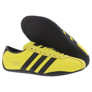 Chaussures Adidas Tokyo en cuir pour femme, couleur Pure Sulfur, marron foncé, or métallisé, style basketball - Product Image 4
