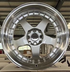 17X10 17 pouces 8 trous 5 rayons en alliage de vaisselle profonde Jdm jantes de voiture qualité étoile pour Carusi Mustang <span class=keywords><strong>Vw</strong></span> Toyota Hiace Chevy - Product Image 5