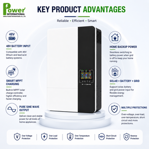 Sistema de Almacenamiento de Energía Solar Híbrido de 5kW 6kW 10kW 48V MPPT para el Hogar - Product Image 2