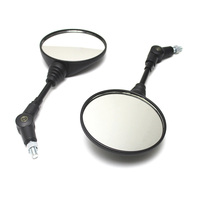 Modification de moto Rétroviseur universel Rétroviseur pliant circulaire Rétroviseurs de recul