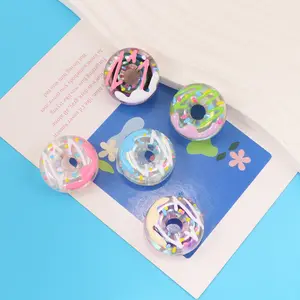 Acrylfarbene Donut lose Perlen Perlen hand gefertigte DIY Material Armband Halskette Armband Zubehör