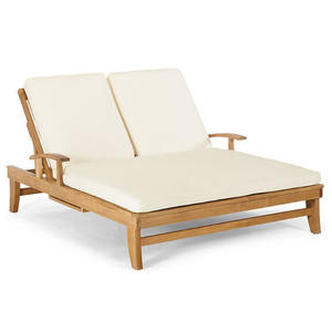 Materasso chaise longue impermeabile doppio per hotel all'aperto per lettino da spiaggia - Product Image 3