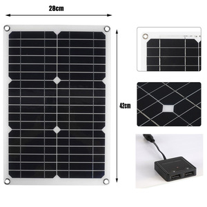 Panel Solar Monocristalino Flexible ALECTER APH-P113 de Alta Eficiencia (21.5%), 20W, 18V, Ligero, para Baterías de 12V, Caravanas, Embarcaciones, con 12 Meses de Garantía - Product Image 1