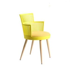 Rahat büyük koltuk boyutu kraliyet taç arkalığı otel sandalyeleri plastik PP sandalye yemek için - Product Image 3