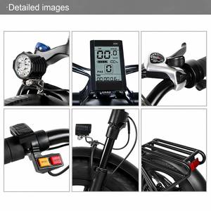 Bicicleta Eléctrica Plegable <span class=keywords><strong>SAMEBIKE</strong></span> OEM/ODM de 20 Pulgadas con Neumático Ancho 4.0, Batería de Iones de Litio de 48V/10Ah, 7 Velocidades y Freno de Disco - Product Image 5