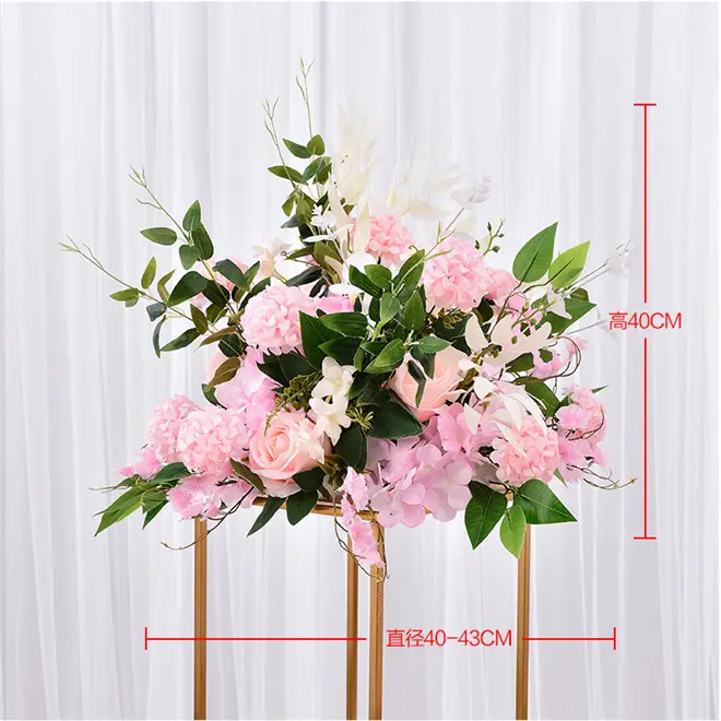 D3061 дешевый искусственный свадебный цветочный орнамент центральный элемент