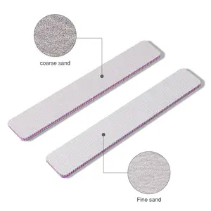 Professional Nail Files Double Sided White High Quality Sandpaper High Quality Nail Files Wholesale