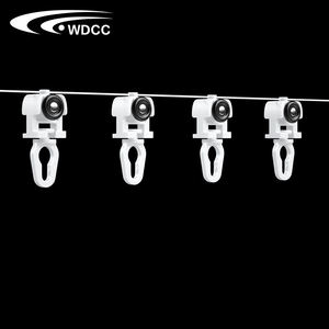 Ripple Fold Curtain Track Runners S Wave Fold Curtain Tape Track Curtain Glider Small - Product Image 1