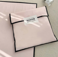 Sacs d'emballage transparents pour vêtements, sacs d'emballage en tissu mat, sacs en plastique auto-scellants, avec possibilité d'impression de logo