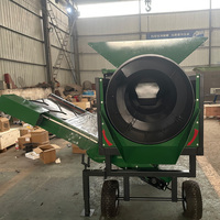 Criba Trómel Móvil Modelo Pequeño MTS0820 para Arena, Grava, Tierra, Tierra Vegetal, Cribadora de Compost en Venta
