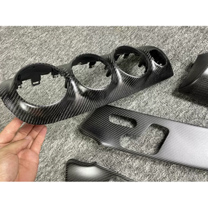 Panel de Ventilación de Aire Acondicionado para el Tablero de Instrumentos de Mercedes Benz Clase CLA/A A180 A200 A35L A45S CLA35 CLA45 CLA45S W118 W177 V177, en Fibra de Carbono - Product Image 6