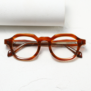 Women Round Full Rim <b>Eyeglasses</b> Solid Color Anti-Uv CR-39 Lens Classic Style Vision Correction <b>Frames</b> - Product Image 6