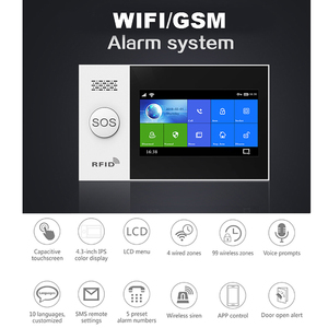 Daytech Ta04 PIR Phát Hiện Chuyển Động Cảm Biến Cửa Kit Tuya Ứng Dụng Điều Khiển Wifi GSM Nhà Chống Trộm Hệ Thống Báo Động Cá Nhân Cháy Khói - Product Image 2