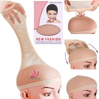 Bonnet en maille élastique super respirant pour perruque, idéal pour les femmes élégantes, très fonctionnel, en nylon, pour l'insertion de perruques.