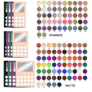 Paleta de sombra de ojos, etiqueta privada OEM, 35 colores, 88w, gran oferta - Product Image 3