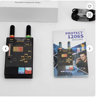 Détecteur de signal de téléphone portable portable à double antenne 50 MHz-4 GHz, scanner anti-traceur GPS WIFI 2,4G, réseau GSM