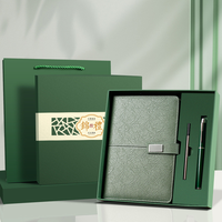 Coffret cadeau d'affaires haut de gamme, ensemble de papeterie exécutive, coffret cadeau en cuir PU avec bloc-notes A5 et stylo, pour cadeau d'employé