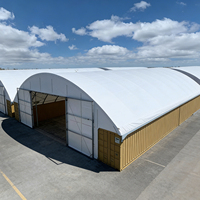 Abri dôme industriel portable sur mesure en usine, structure en acier galvanisé, toit étanche pour garage de transport, garage automobile, stationnement de voitures