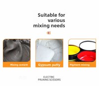 Mélangeur-Perceuse Industrielle Portative pour Ciment, Mortier, Coulis et Plâtre