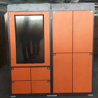 Boîte de livraison de colis multi-compartiments, casier intelligent démontable en libre-service, livraison de colis OEM pour écoles, usage intensif