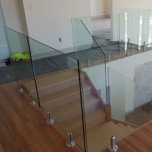 Barandilla de vidrio sin marco de estilo moderno hecha en China, balaustrada de acero inoxidable para balcón y aplicación de escaleras - Product Image 5