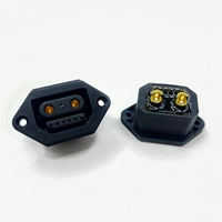 Prises électriques 40A 2+6 Femelle/Mâle, fiches BNC, prises à contact en laiton, boîtier PC/Nylon IP67 pour vélos électriques, batterie au lithium