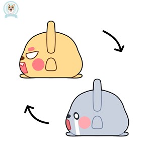 CE ASTM Factory Cute Flip Angry mouse llorar Kawaii pareja regalo personalizado animales de peluche <span class=keywords><strong>juguetes</strong></span> para niños - Product Image 2