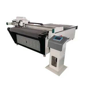 Meja Pemotong Digital dengan Tempat Makan Otomatis, Dompet Kulit Asli untuk Mesin Pemotong Pria dengan Presisi Tinggi