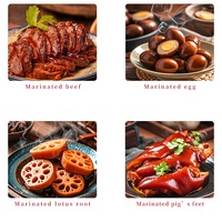 Sauce soja savoureuse 1kg pour le bœuf, le poulet et le canard, la marinade, la cuisson et le badigeonnage, les épices et les assaisonnements emballés dans un sac
