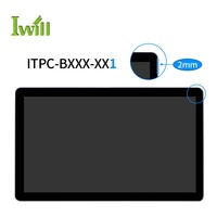 Panneau entièrement en aluminium de 15.6 pouces J1900 PC avec écran tactile capacitif tout en un ordinateur Stock disponible