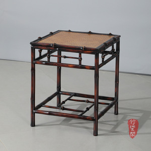<b>Bamboo</b> Ming Style Tea Side <b>Table</b> Handmade Chinese Antique Coffee <b>Table</b> - Product Image 1