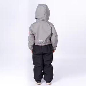 ชุดสกีสไปเดอร์แมนสำหรับเด็ก, แฟชั่นต่อกันสีดำและน้ำตาลพร้อมด้วยคุณสมบัติกันน้ำที่ระบายอากาศและปิดด้วยซิป - Product Image 5