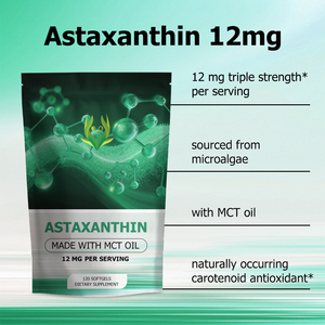 Cápsulas Blandas de Astaxantina OEM ODM con Aceite MCT 12MG, Carotenoides Naturales Antioxidantes, Promueven el Bienestar General, Suplemento Dietético - Product Image 4