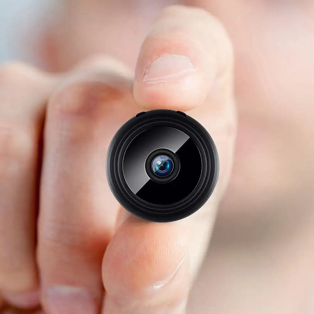 أمازون أفضل بائع كاميرا تجسس صغيرة كاميرا خفيّة ذات انترنت لاسلكي HD 1080P داخليّ منزل صغير جاسوس كام أمن