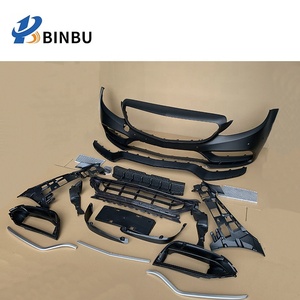 Kit di Modifica <span class=keywords><strong>Paraurti</strong></span> Anteriore <span class=keywords><strong>AMG</strong></span> per Mercedes Benz Classe C W205 2015-2019 - Product Image 3