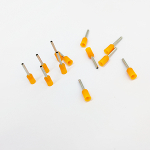 Connecteur de ferrule de borne de tube de style européen <span class=keywords><strong>bornes</strong></span> hautes de fil de presse à froid pré-isolées gainées de nylon étamé de cuivre - Product Image 4