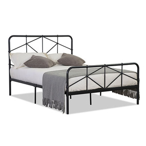 Evergreen Design Double Queen Metal Bed Frame Cabecero curvo Estilo moderno Sueño cómodo para dormitorios Hoteles PADDINGTON - Product Image 2