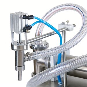 Machine de remplissage semi-automatique pour sachets à bec verseur, shampoing, savon, liquide de lavage, détergent, huile, machine de remplissage et d'emballage pour bouteilles en plastique - Product Image 6