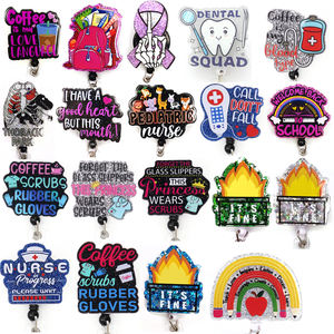 Penjepit Badge Plastik Berkilau Khusus untuk Perawat, Dokter, dan Aksesoris Seragam Medis - Product Image 1