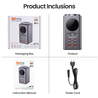 Nouvelle sortie de couleur : Chargeur sans fil GaN 360W 7-en-1 avec affichage intelligent PD 100W, magnétique, pour configurations de bureau gaming et ordinateurs portables, certifié FCC CE RoHS