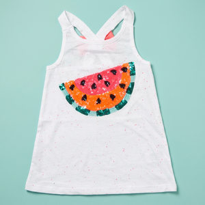 88% Cotton 12% Polyester 160gsm Single Jersey Nappy <b>Yarn</b> Chest Sequence Decorative Girls Tops Vest Waistcoat Made BD Stock - Product Image 3