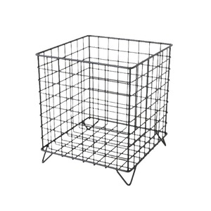 Nordic Style Iron Four-legged <strong>Square</strong> <strong>Storage</strong> <strong>Basket</strong> for Desktop Multi-Use Stationery and Makeup Jewelry Organizer - Product Image 5