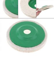 Disque abrasif en feutre 100% laine pour métal et bois, trou de 10 mm, 3 pouces, pour meuleuse d'angle, support OEM/ODM/OBM, prix de gros, décapage de rouille métallique, travail du bois